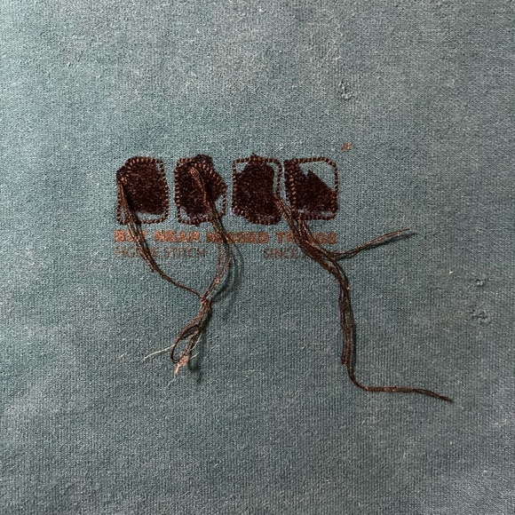 Ader Error Blue Stitched Logo Crewneck - Picture 2 of 14